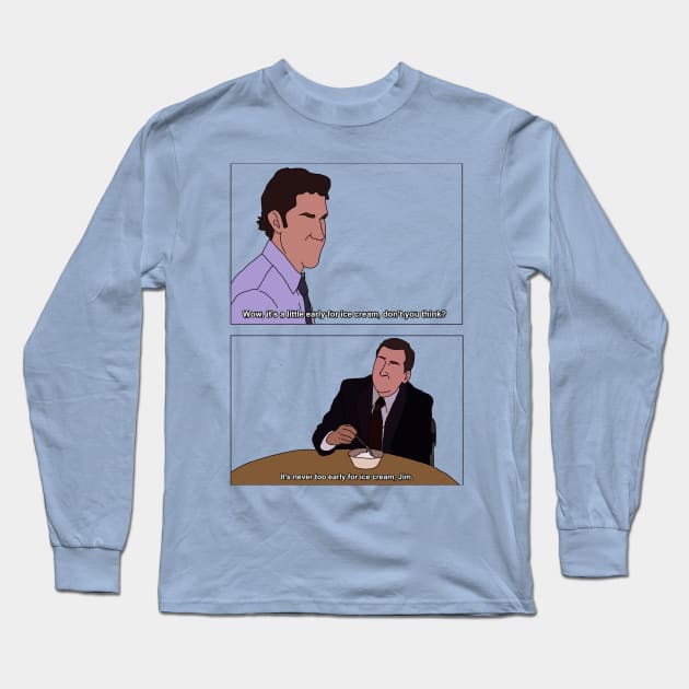 The Office Long Sleeve T-Shirt by Barrel93